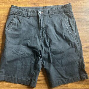 Weatherproof charcoal cargo shorts